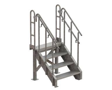 Generator Platform, Front Access, Galvanized