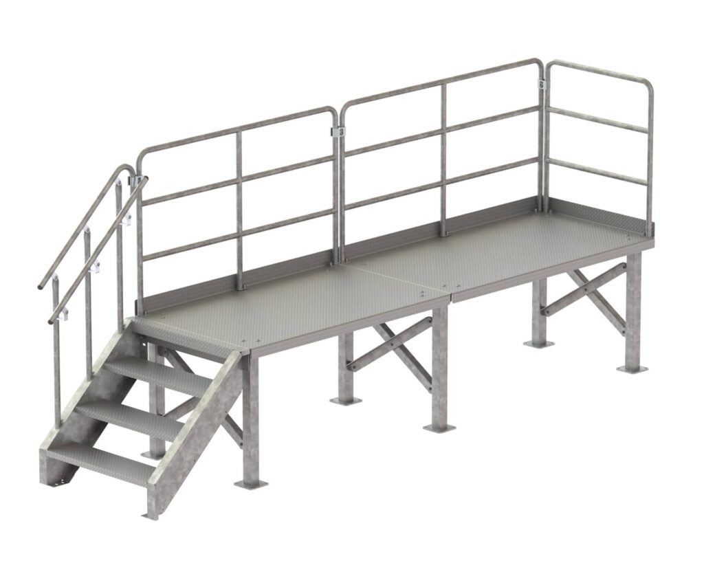 Generator Platform, Full Access, Galvanized