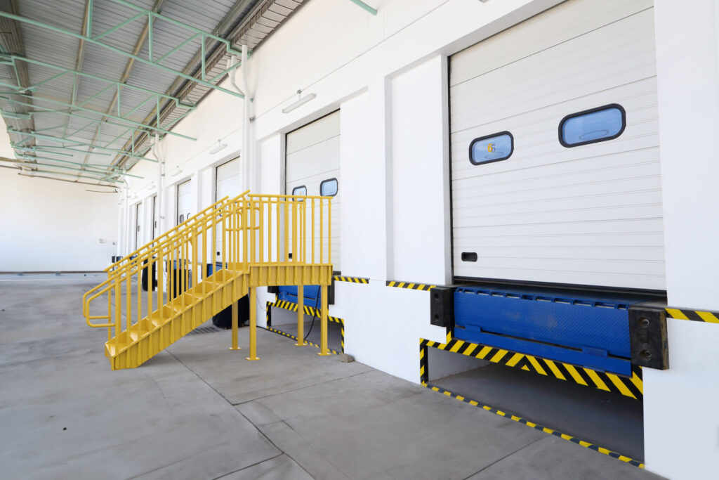 Warehouse Loading Dock Stairs