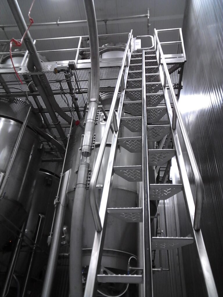 stainless alternating tread stair