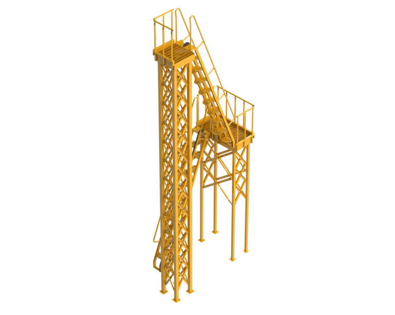 Switchback with Top Landing