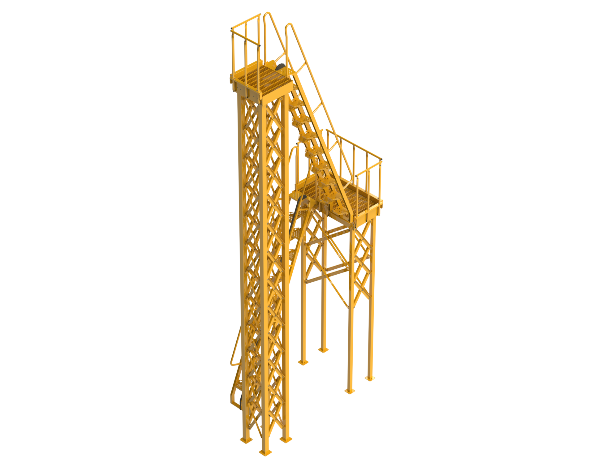 Shipping Container Stairs