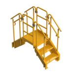 Straight Formed Platform Crossover with No Leg Supports