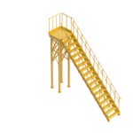 Standard/OSHA Left Exit Work Platform