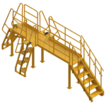 Multi-System Crossover with Standard/OSHA Stairs and Alternating Tread Stairs