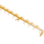 Wide-Clearance Multi-Line Crossover