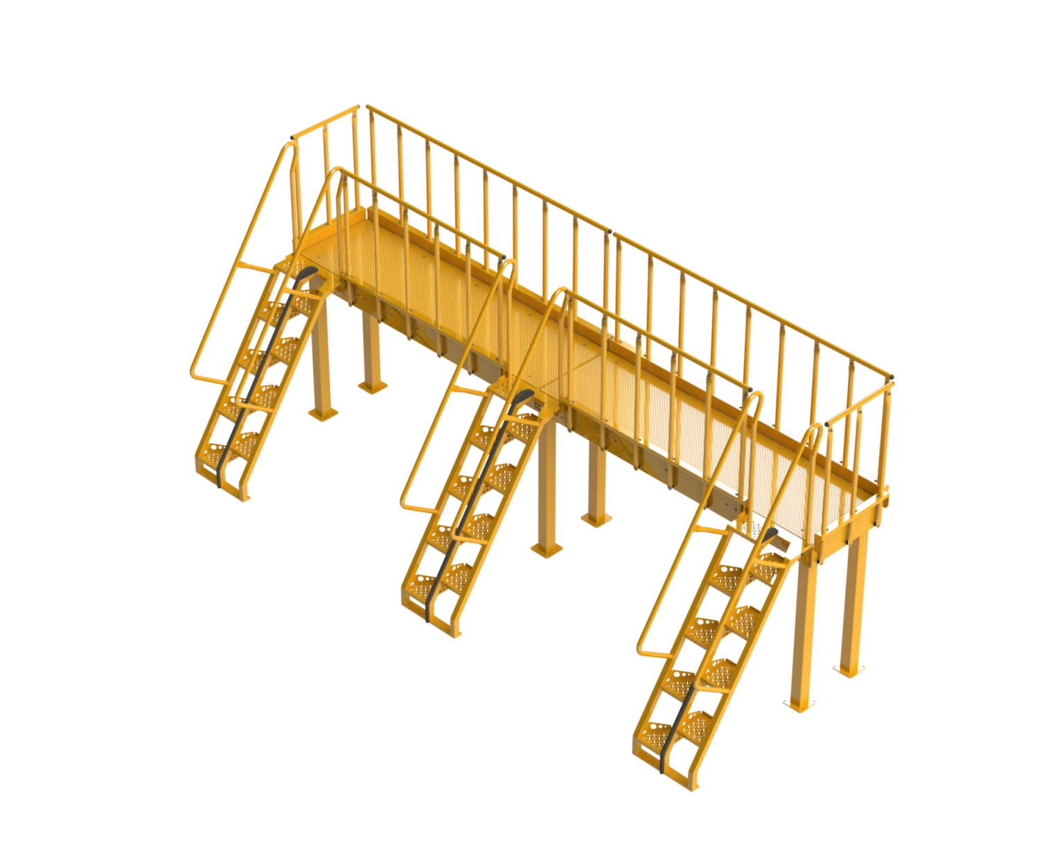 The 10 Most Common Shapes of Conveyor Crossover Bridges - Lapeyre Stair