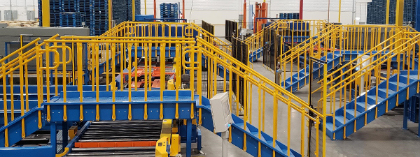 industrial crossover stairs