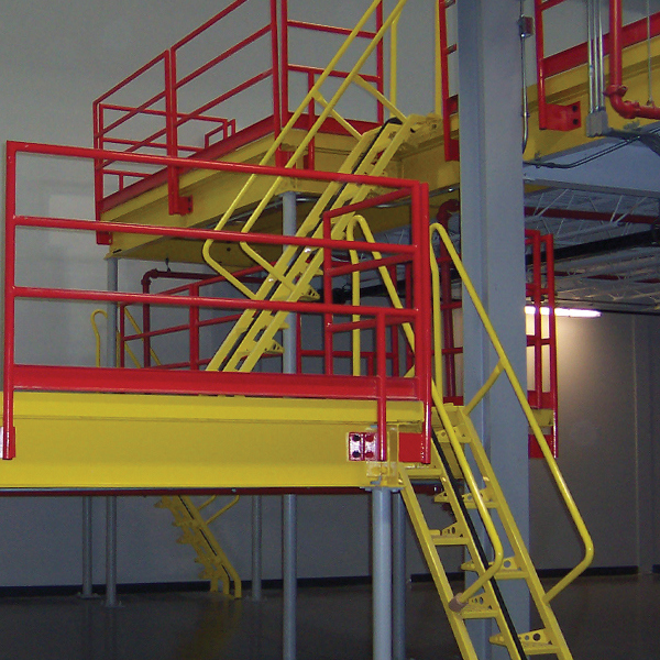 Mezzanine Access Stairs, Platform