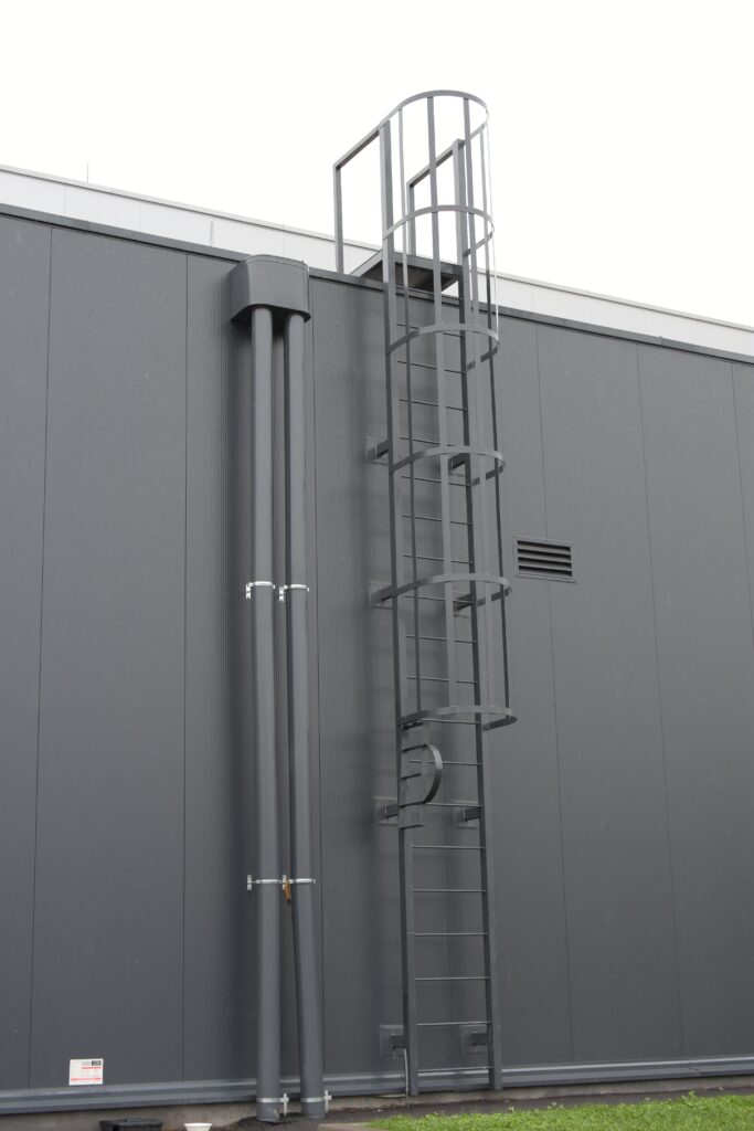 OSHA Ladder Safety, Caged Ladders