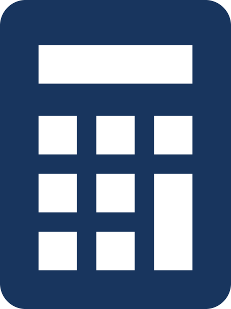 black and blue icon with squares representing industrial stairs and metal stairs