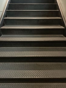 diamond plate stair