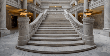 bifurcated stair