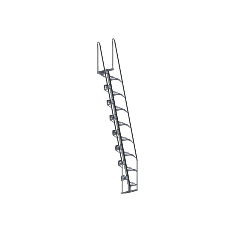 Alternating Tread Stair CAD Models, 3D Details - Lapeyre Stair