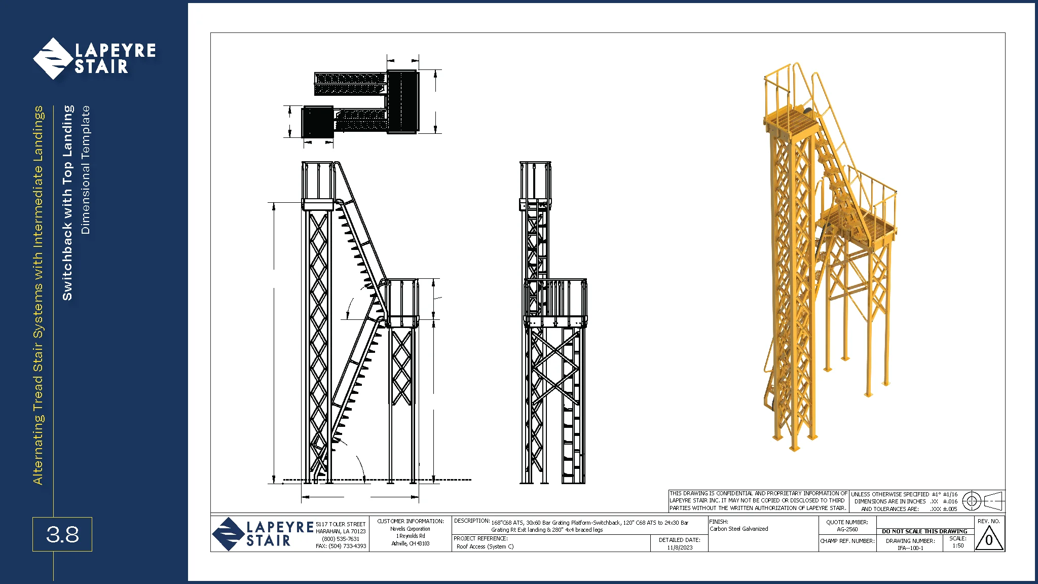 Switchback with Top Landing