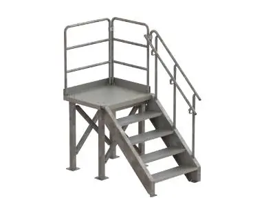 Side Access Generator Platform, Galvanized