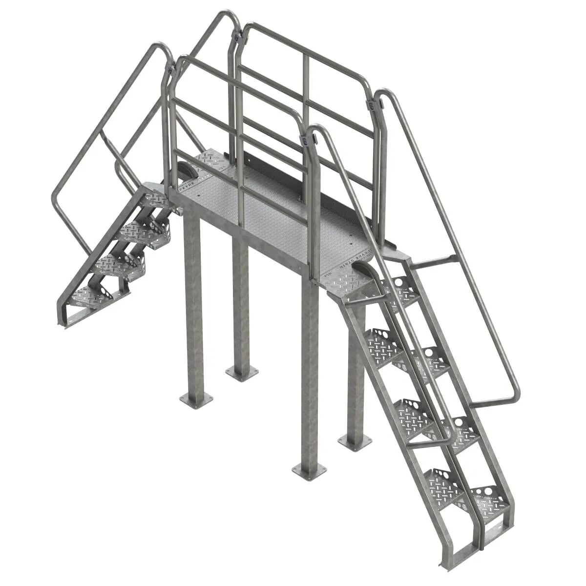 Shop Galvanized Crossover Ladders