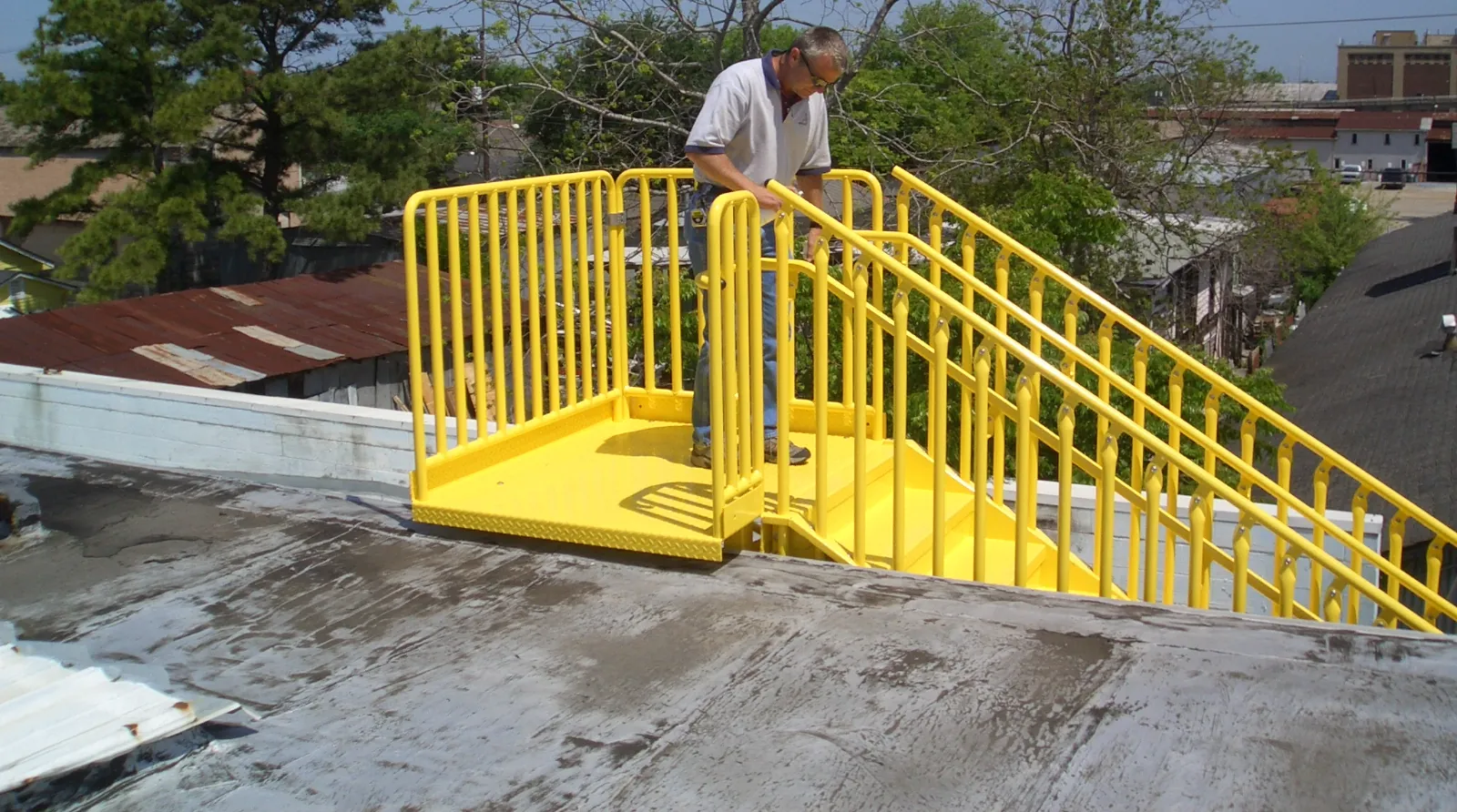 Commercial Roof Top Access