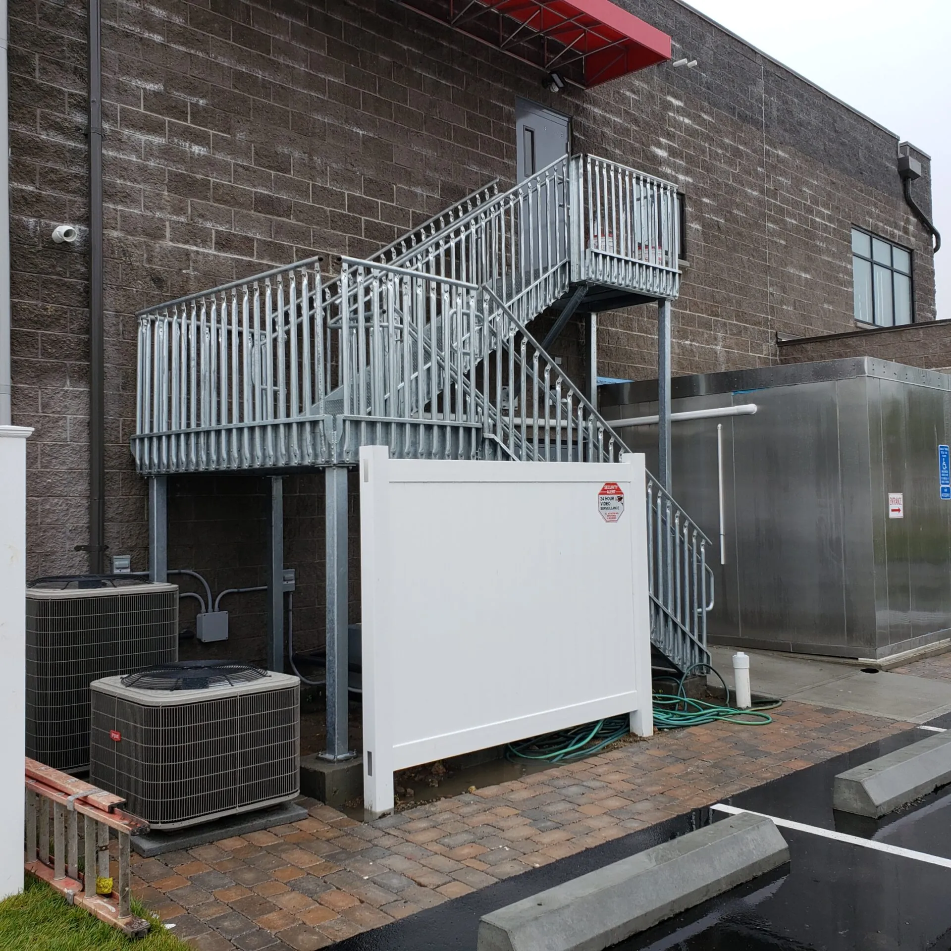 Commercial Egress Stairs