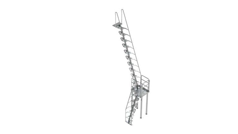 Forward Intermediate with Left Exit Top Platform