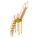 Right Turn Intermediate with No Top Platform