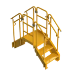 Straight Formed Platform Crossover with No Leg Supports