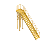 Standard/OSHA Left Exit Work Platform