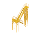 Switchback with Top Exit Landing