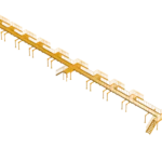 Wide-Clearance Multi-Line Crossover