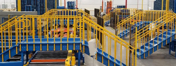 industrial crossover stairs