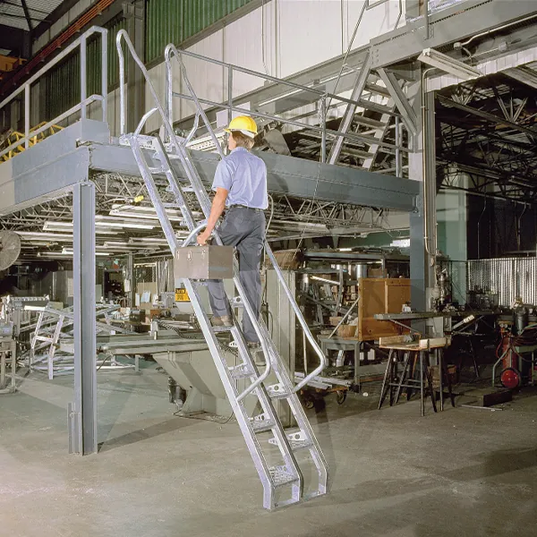 Mezzanine Access Stairs, Platform