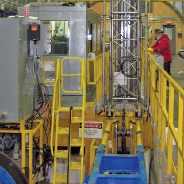 Mezzanine Access Stairs, Platform