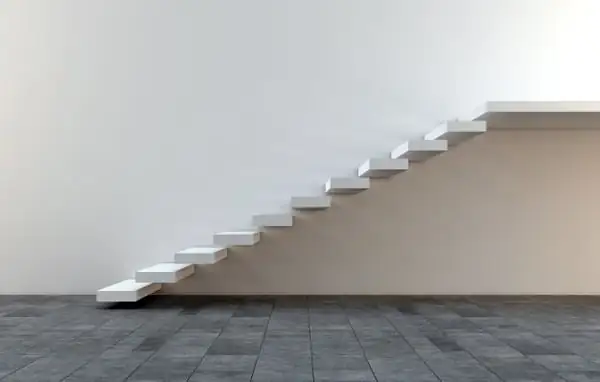 floating stair design example