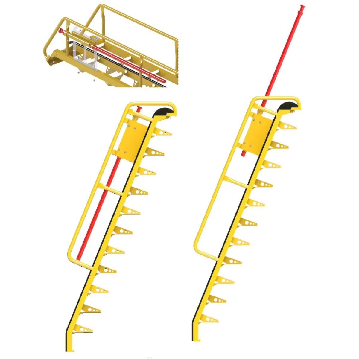 Shop Left-side Handrail