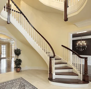 curved stair