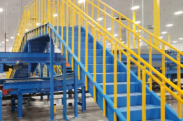 Industrial Conveyor Crossover Stair
