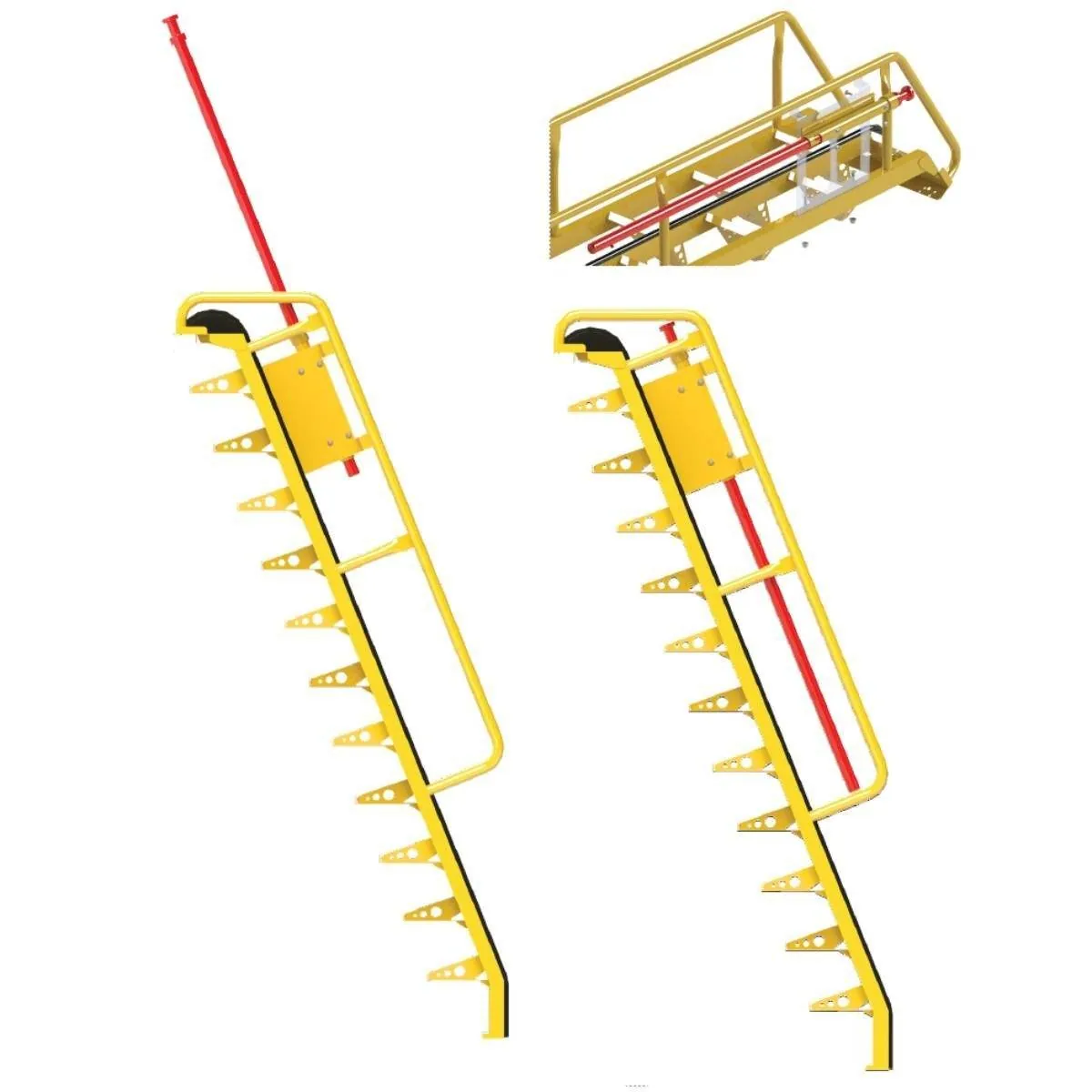 Shop Right-side Handrail