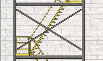 Stair Tower Drawing