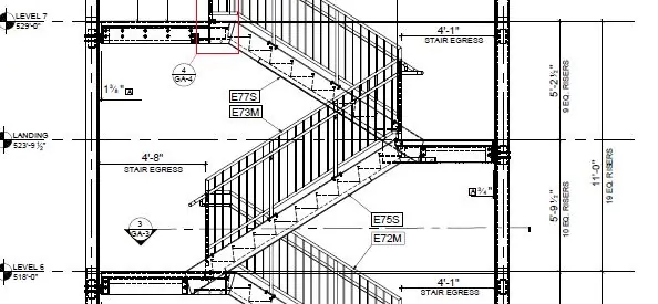 Stair Tower Drawing