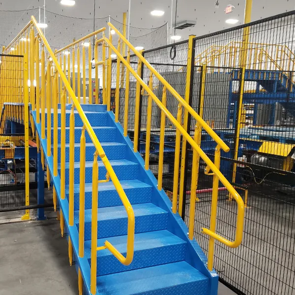 industrial crossover stairs